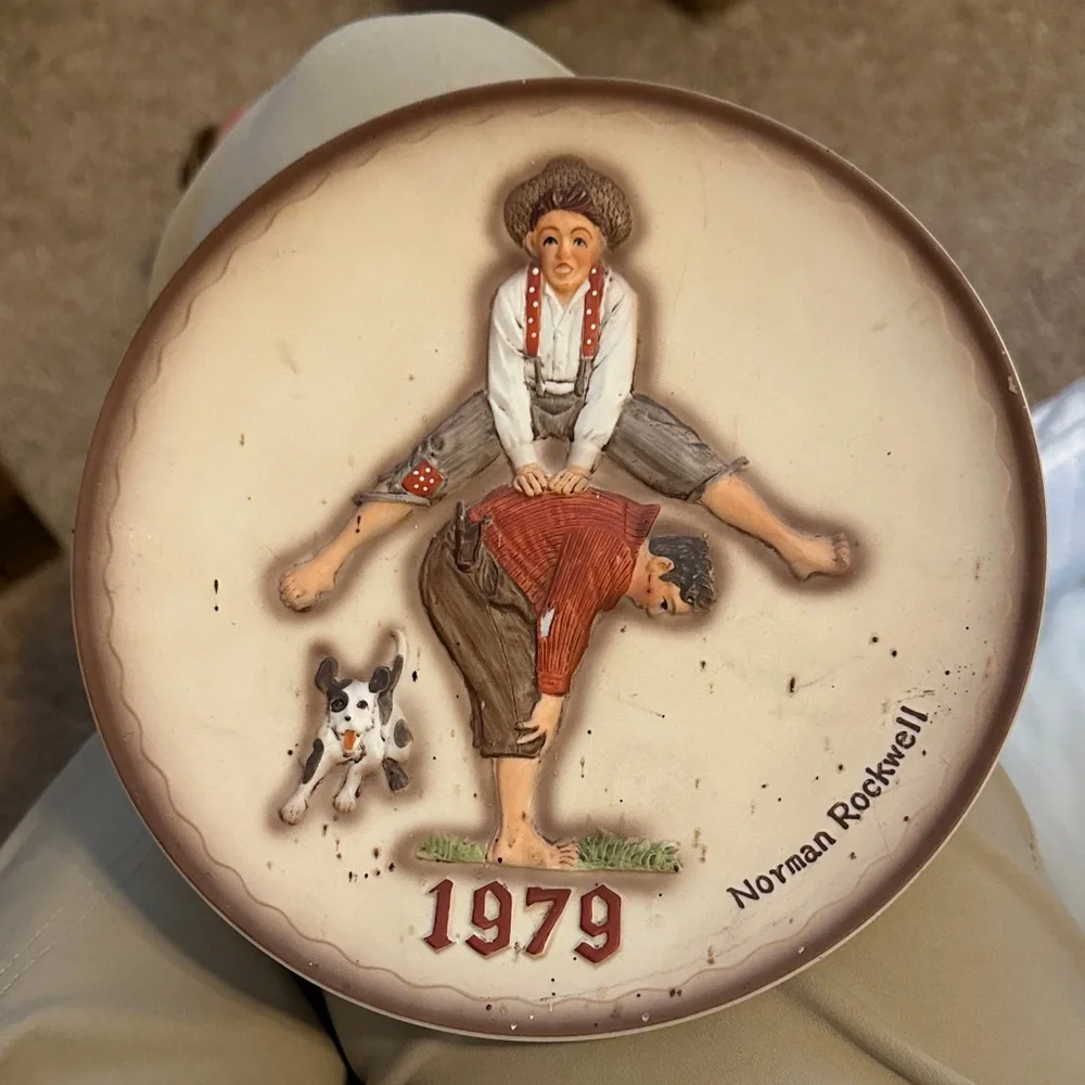 VINTAGE -1979 Norman Rockwell Collector's Plate